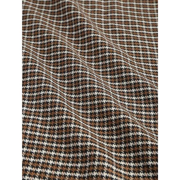 CIDER Preppy Houndstooth High Waist Wide Leg Trousers Size XL - Picture 5 of 12